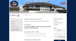 Desktop Screenshot of lycee-mermoz.net