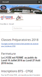 Mobile Screenshot of lycee-mermoz.net