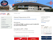 Tablet Screenshot of lycee-mermoz.net